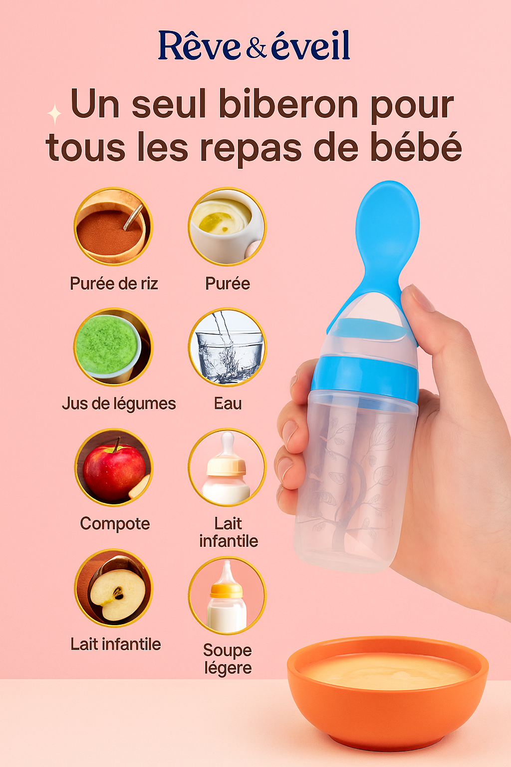 Le Biberon qui Simplifie les Repas de Bébé 🍼