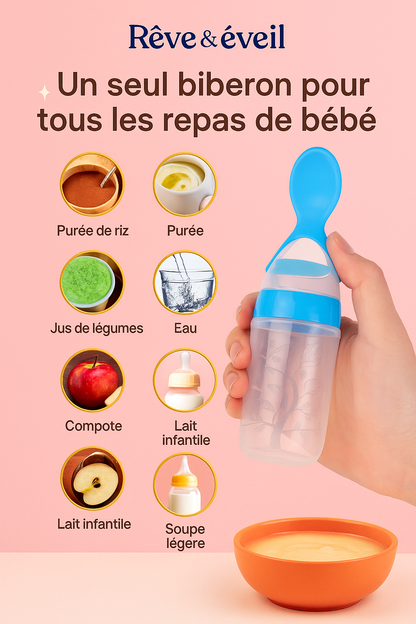 Le Biberon qui Simplifie les Repas de Bébé 🍼