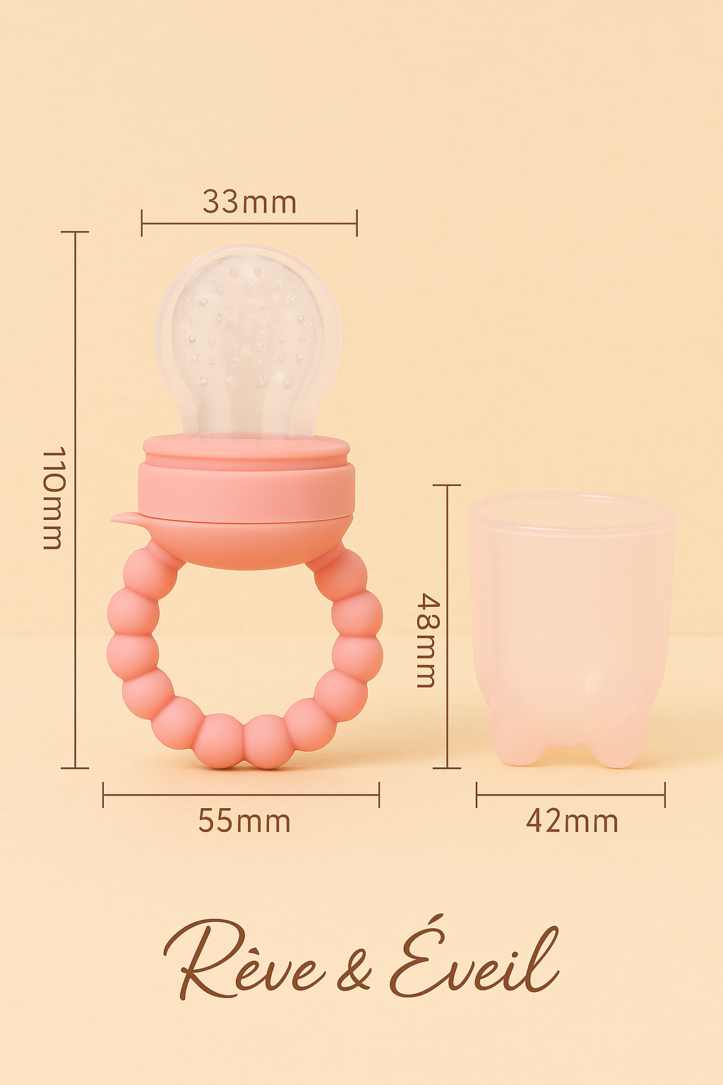 ✨ Tétine Grignoteuse Premium – Parce que chaque bouchée compte 💕